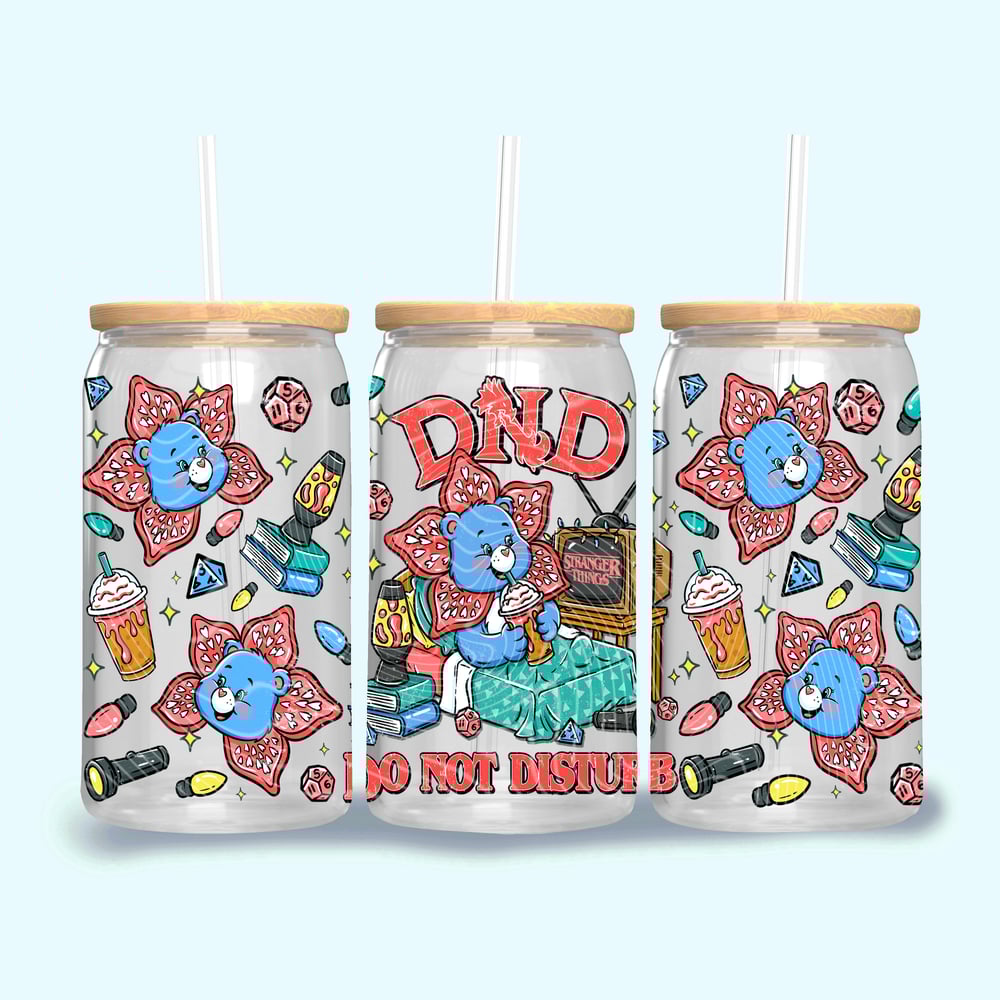 Image of Stranger Things DND Do Not Disturb Uv Dtf Wrap  W655