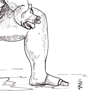 Image of Takayasu A4 ink drawing