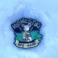 Image 3 of MIDWESTIKI Ope-Hana 1.75" Soft Enamel Pin