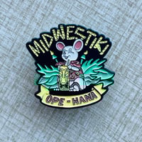 Image 5 of MIDWESTIKI Ope-Hana 1.75" Soft Enamel Pin