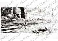 Image 1 of Ink Lake Art Print