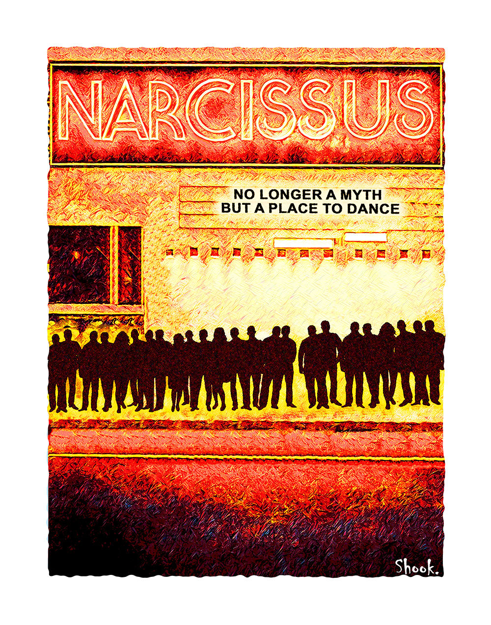 Narcissus, Boston MA Art Print (Multi-size options)