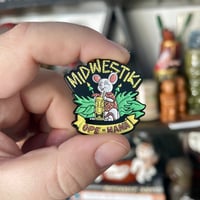 Image 2 of MIDWESTIKI Ope-Hana 1.75" Soft Enamel Pin