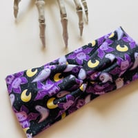 Bats, Moons & Ghosts Headwrap