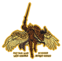 Crucible Knight sticker