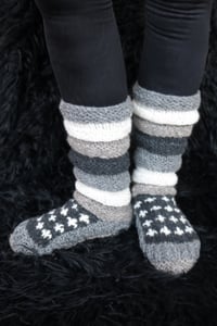 Image 2 of LONG WOOL KNITWEAR SOCKS 