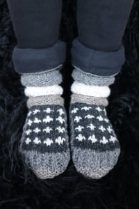 Image 4 of LONG WOOL KNITWEAR SOCKS 