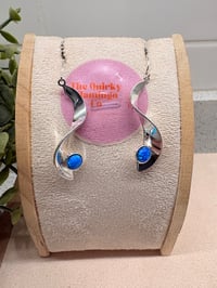 Sea Blue Opal twist E/Rings