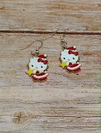 Image 6 of Christmas Hello Kitty earrings