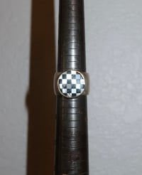 Image 1 of Round Bubba Ring with Brass Bezel 