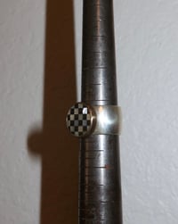 Image 3 of Round Bubba Ring with Brass Bezel 