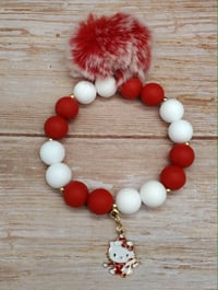 Image 4 of Hello Kitty Red N' White Charmed Bracelets