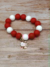 Image 5 of Hello Kitty Red N' White Charmed Bracelets