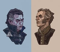 Image 1 of Regis and Dettlaff stickers/keychains