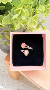 Pink Mother of Pearl Wrap Ring