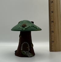Image 2 of Mushroom Fairy House Jar