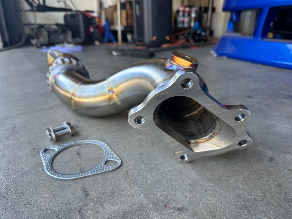 Image of JZX100 Full Flow Stainless Downpipe