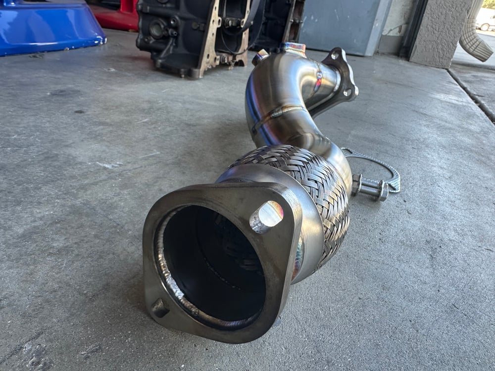 Image of JZX100 Full Flow Stainless Downpipe