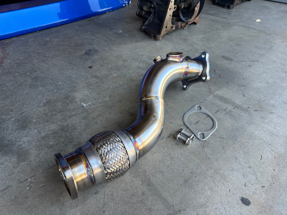 Image of JZX100 Full Flow Stainless Downpipe