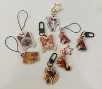 Image 1 of Canine/Feline small keychains and phone charms