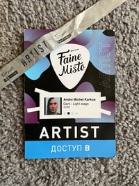 Image 1 of Dope (Faine Misto-Ternopil, Ukraine) Laminate And Wristband 7.20.2018