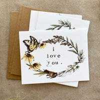 Image 1 of i love you card