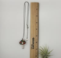 Image 2 of Tie Dye Mushroom Necklace