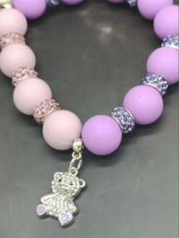 Image 5 of  Charmingly Bear-illiant Silicone Beaded Bracelets