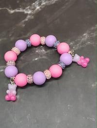 Image 4 of  Charmingly Bear-illiant Silicone Beaded Bracelets