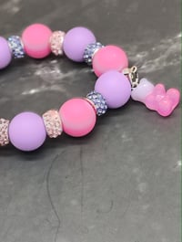 Image 2 of  Charmingly Bear-illiant Silicone Beaded Bracelets