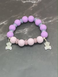 Image 9 of  Charmingly Bear-illiant Silicone Beaded Bracelets