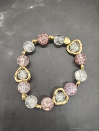 Image 3 of Blush & Gold Harmony Bracelet