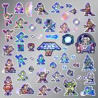 Image 4 of Mega Man IV Sticker/Magnet Sets (53 Pieces)