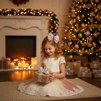 Image 1 of Gingerbread house girl bow