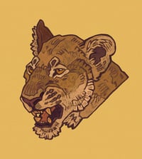 Image 4 of Lion and Hyena keychains/stickers/magnets