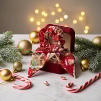 Image 1 of Gingerbread man scrunchy