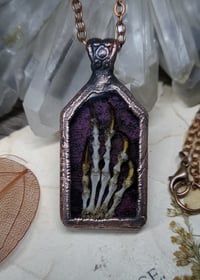 Image 2 of Lizard Claw Shimmer Pendant