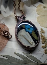 Image 2 of Scapula and Floral Pendant