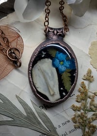 Image 4 of Scapula and Floral Pendant