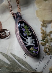 Image 5 of Snake Bones and Floral Pendant