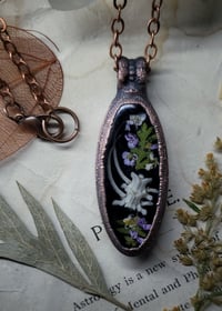 Image 2 of Snake Bones and Floral Pendant