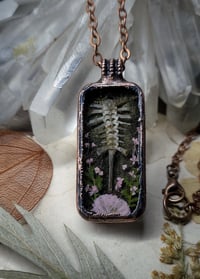 Image 5 of Frog Spine and Floral Pendant