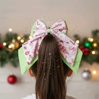 Image 1 of Christmas hair bow