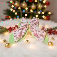 Image 2 of Christmas hair bow