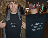 "CYBERPADANIA" BLACK T-SHIRT