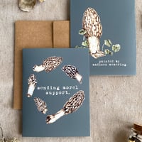 Image 1 of sending morel support card