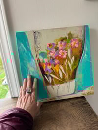 Image 3 of Wild Flowers.. Original Acrylic Painting 