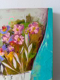 Image 4 of Wild Flowers.. Original Acrylic Painting 