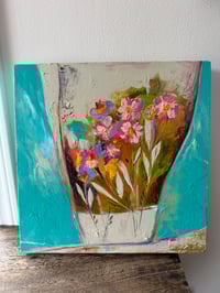 Image 1 of Wild Flowers.. Original Acrylic Painting 