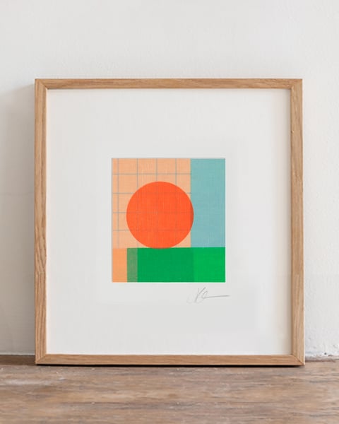 Image of Textile screenprint 003